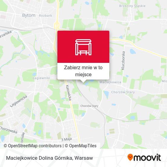 Mapa Maciejkowice Dolina Górnika