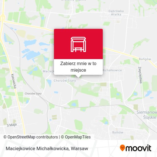 Mapa Maciejkowice Michałkowicka