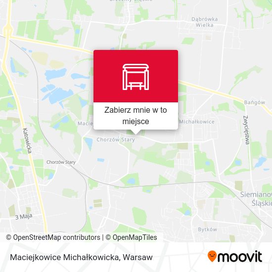 Mapa Maciejkowice Michałkowicka