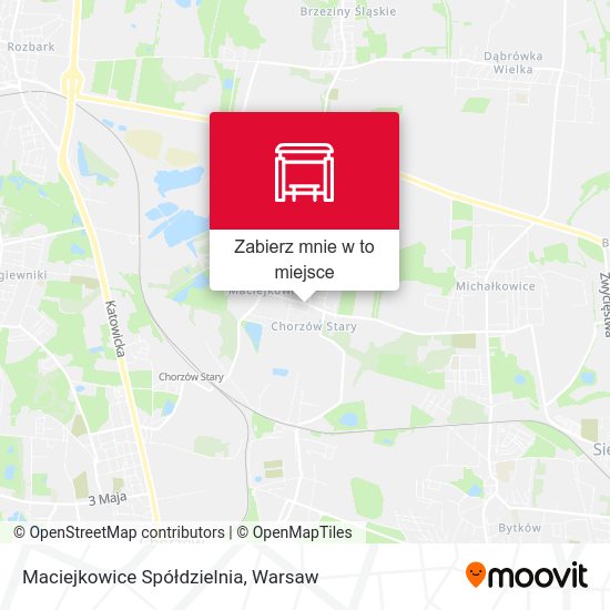 Mapa Maciejkowice Spółdzielnia