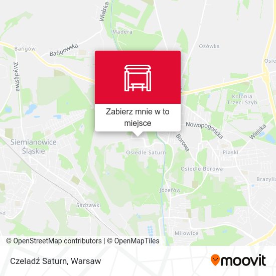 Mapa Czeladź Saturn