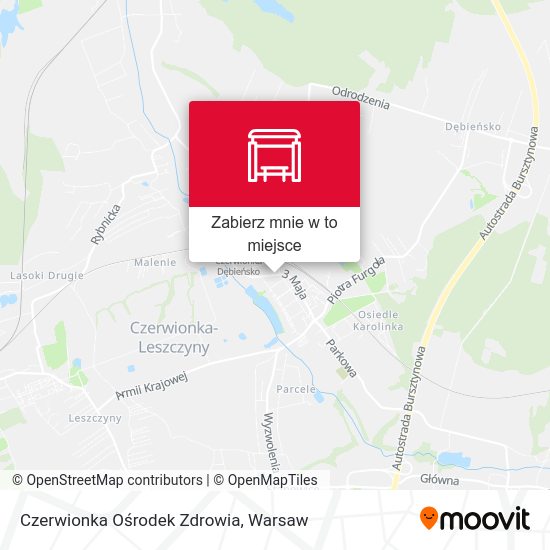 Mapa Czerwionka Ośrodek Zdrowia