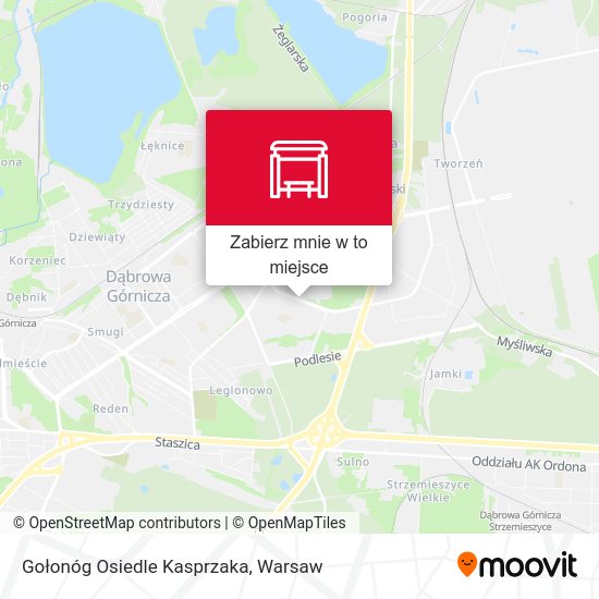 Mapa Gołonóg Osiedle Kasprzaka