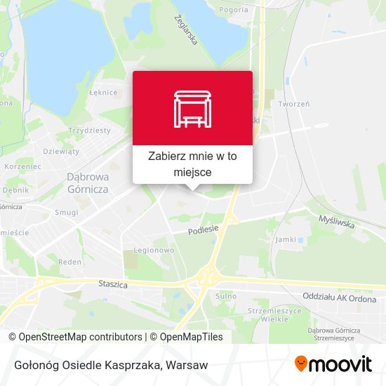 Mapa Gołonóg Osiedle Kasprzaka