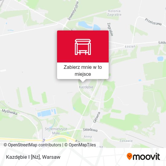 Mapa Kazdębie I [Nż]