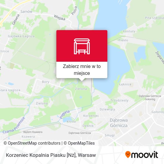 Mapa Korzeniec Kopalnia Piasku [Nż]