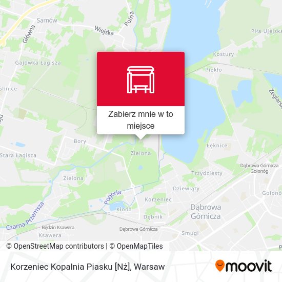 Mapa Korzeniec Kopalnia Piasku [Nż]