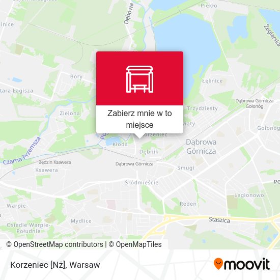 Mapa Korzeniec [Nż]