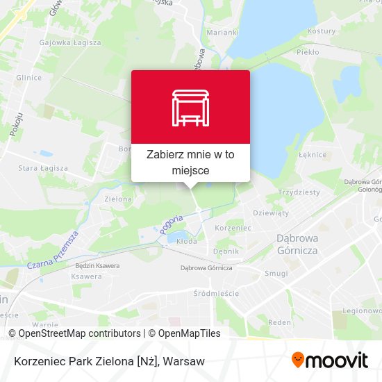 Mapa Korzeniec Park Zielona [Nż]
