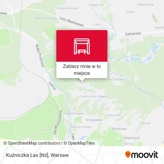 Mapa Kuźniczka Las [Nż]