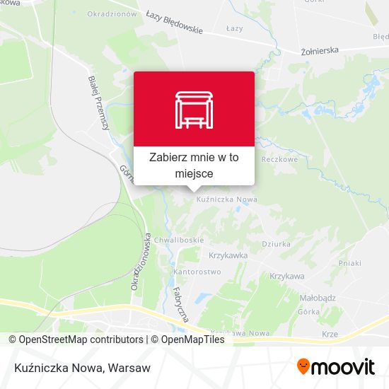 Mapa Kuźniczka Nowa