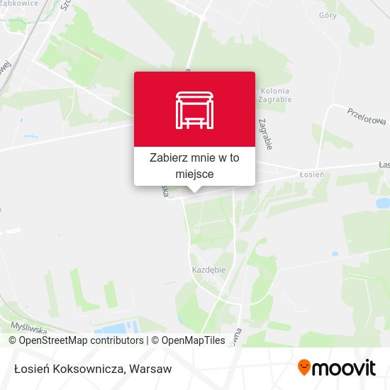 Mapa Łosień Koksownicza