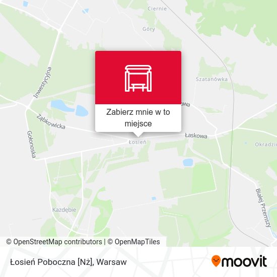 Mapa Łosień Poboczna [Nż]