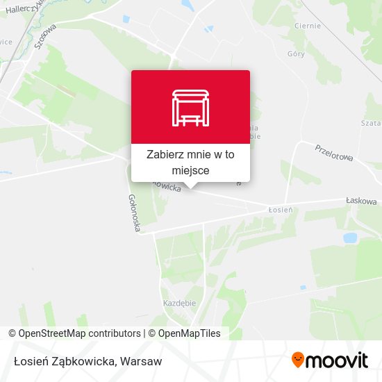 Mapa Łosień Ząbkowicka