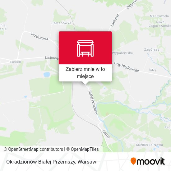 Mapa Okradzionów Białej Przemszy