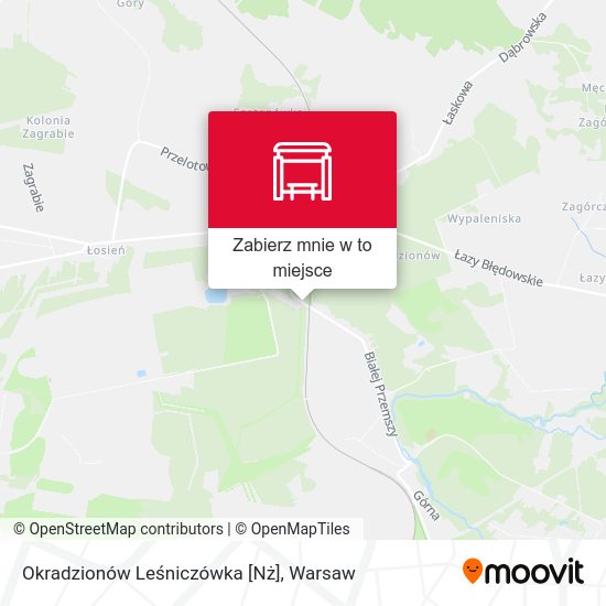 Mapa Okradzionów Leśniczówka [Nż]