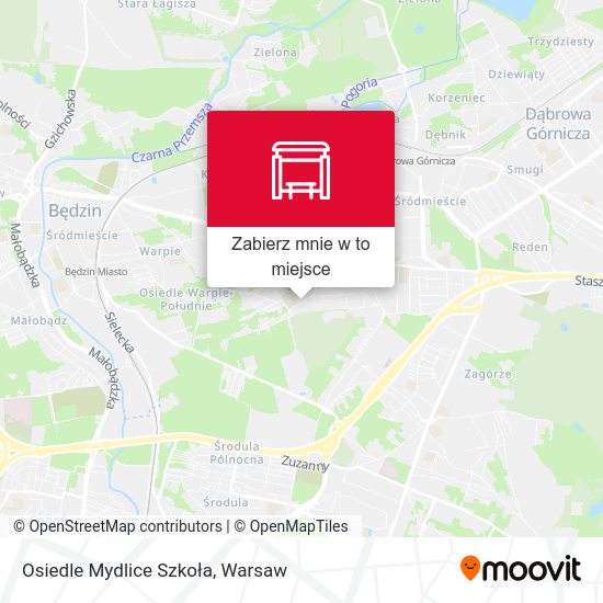 Mapa Osiedle Mydlice Szkoła