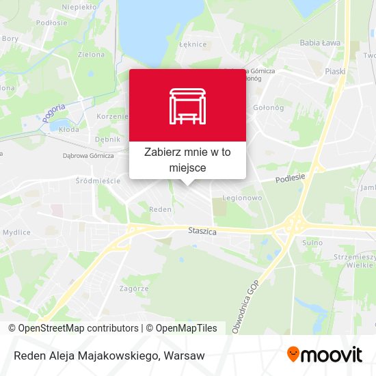 Mapa Reden Aleja Majakowskiego