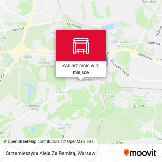 Mapa Strzemieszyce Aleja Za Remizą