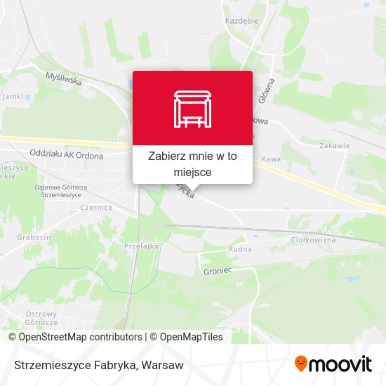 Mapa Strzemieszyce Fabryka