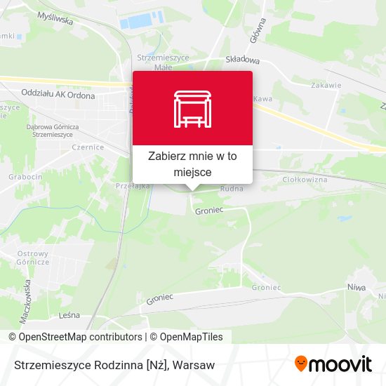 Mapa Strzemieszyce Rodzinna [Nż]