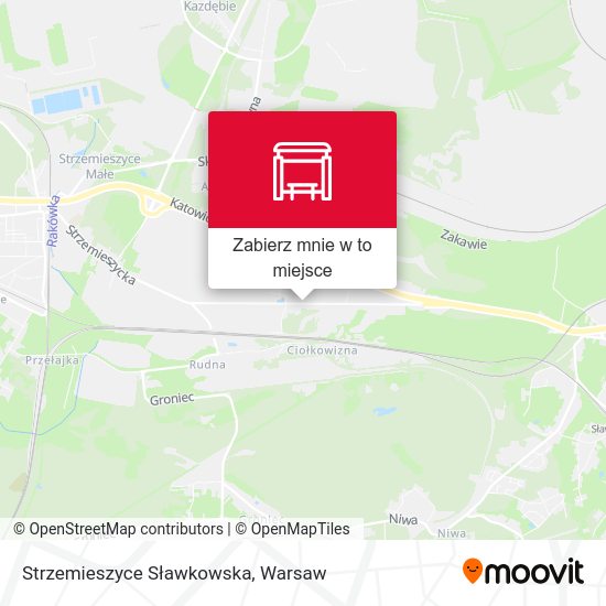 Mapa Strzemieszyce Sławkowska