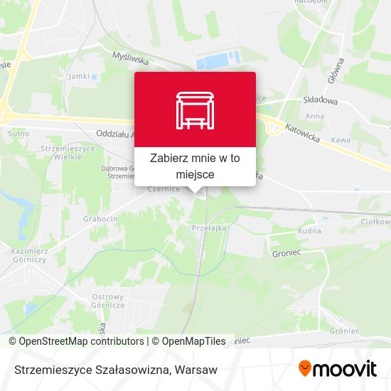 Mapa Strzemieszyce Szałasowizna