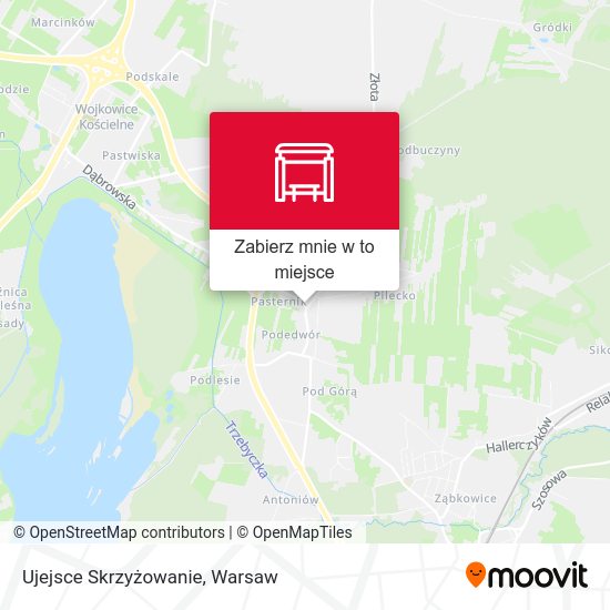 Mapa Ujejsce Skrzyżowanie