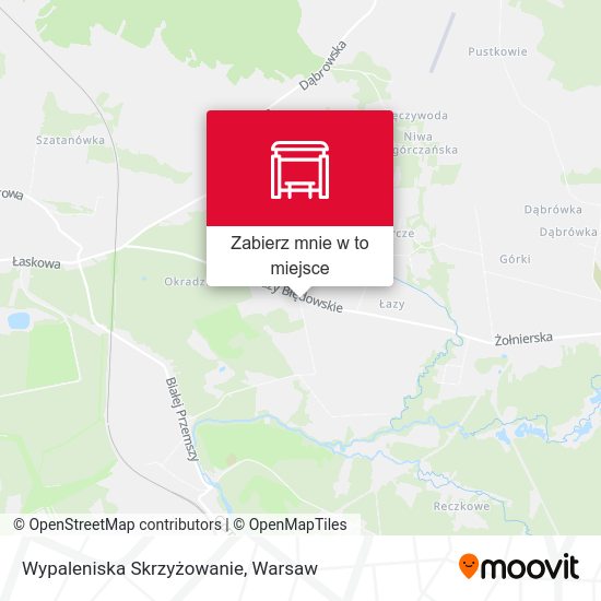 Mapa Wypaleniska Skrzyżowanie