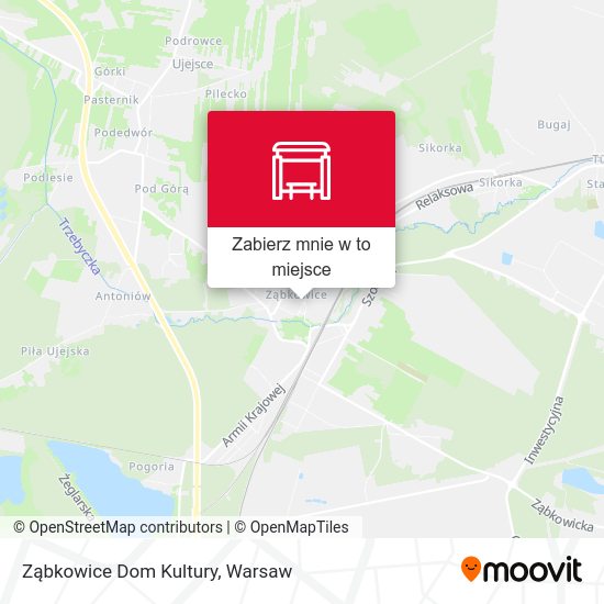 Mapa Ząbkowice Dom Kultury