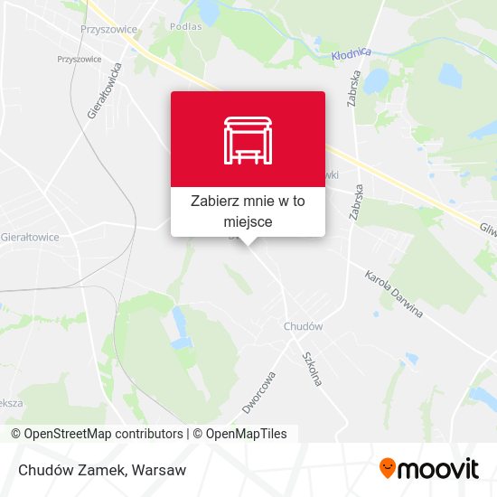 Mapa Chudów Zamek