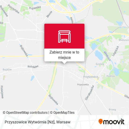 Mapa Przyszowice Wytwórnia [Nż]