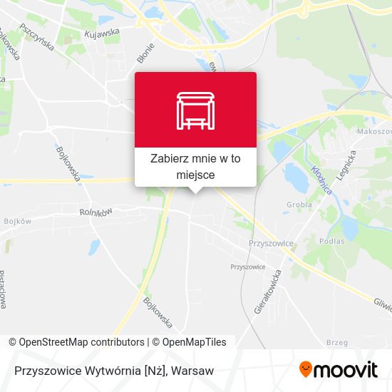 Mapa Przyszowice Wytwórnia [Nż]