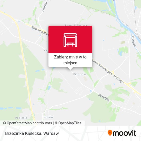 Mapa Brzezinka Kielecka