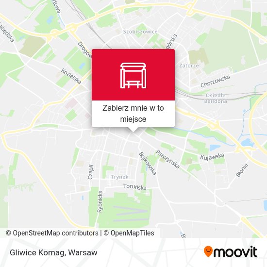 Mapa Gliwice Komag