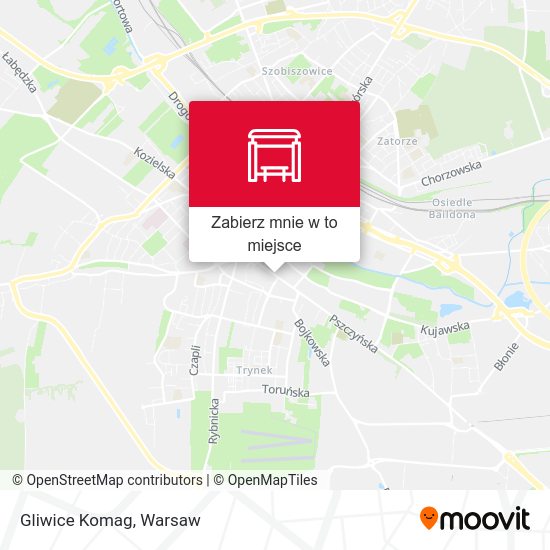 Mapa Gliwice Komag