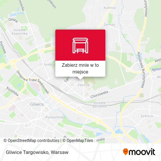 Mapa Gliwice Targowisko