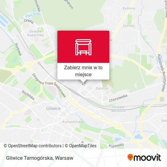 Mapa Gliwice Tarnogórska