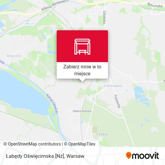 Mapa Łabędy Oświęcimska [Nż]