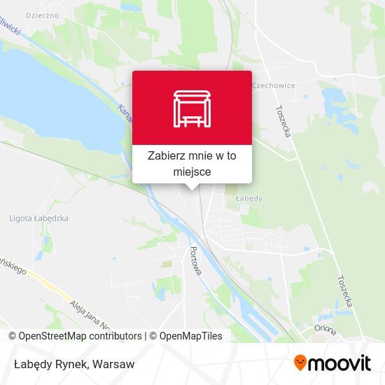 Mapa Łabędy Rynek