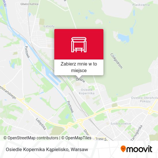 Mapa Osiedle Kopernika Kąpielisko