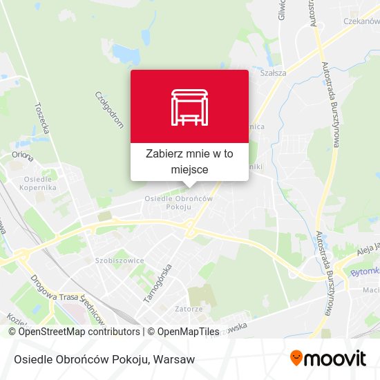 Mapa Osiedle Obrońców Pokoju