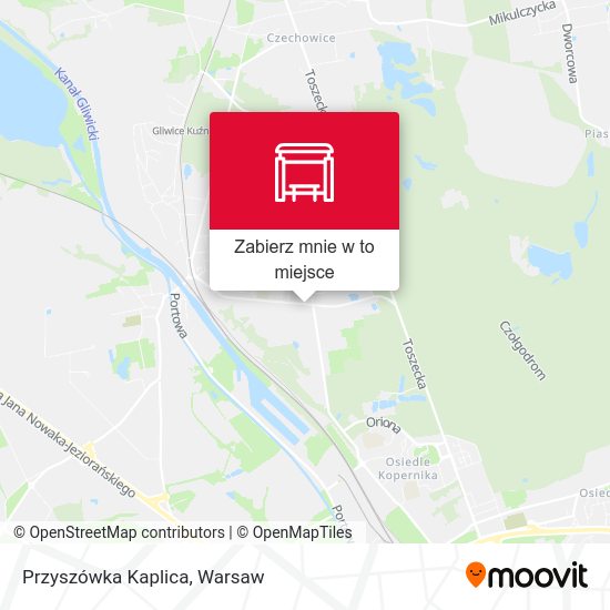 Mapa Przyszówka Kaplica