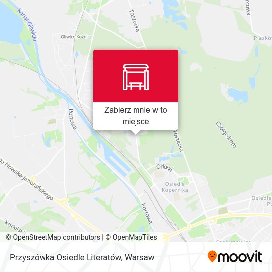 Mapa Przyszówka Osiedle Literatów