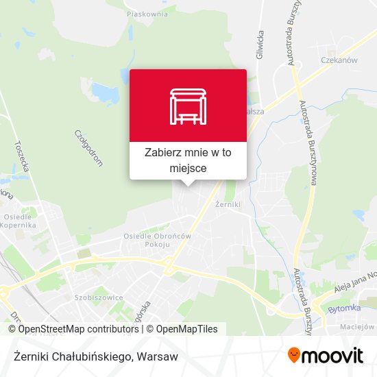 Mapa Żerniki Chałubińskiego