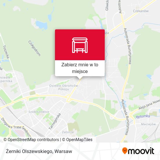 Mapa Żerniki Olszewskiego