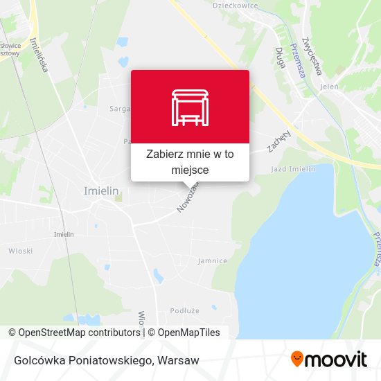 Mapa Golcówka Poniatowskiego