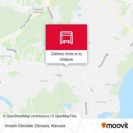 Mapa Imielin Ośrodek Zdrowia