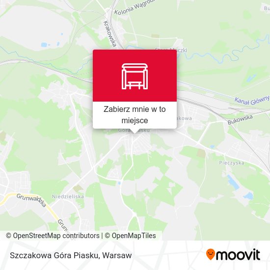 Mapa Szczakowa Góra Piasku