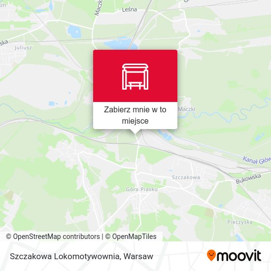 Mapa Szczakowa Lokomotywownia